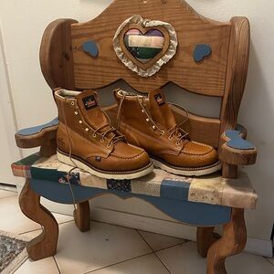 Men's work soft toe Brown Boots